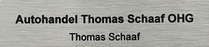 Autohandel Thomas Schaaf OHG