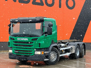 hook lift Scania P 450 6x2*4 LIVAB AL26.54 26 ton / L=5400 mm
