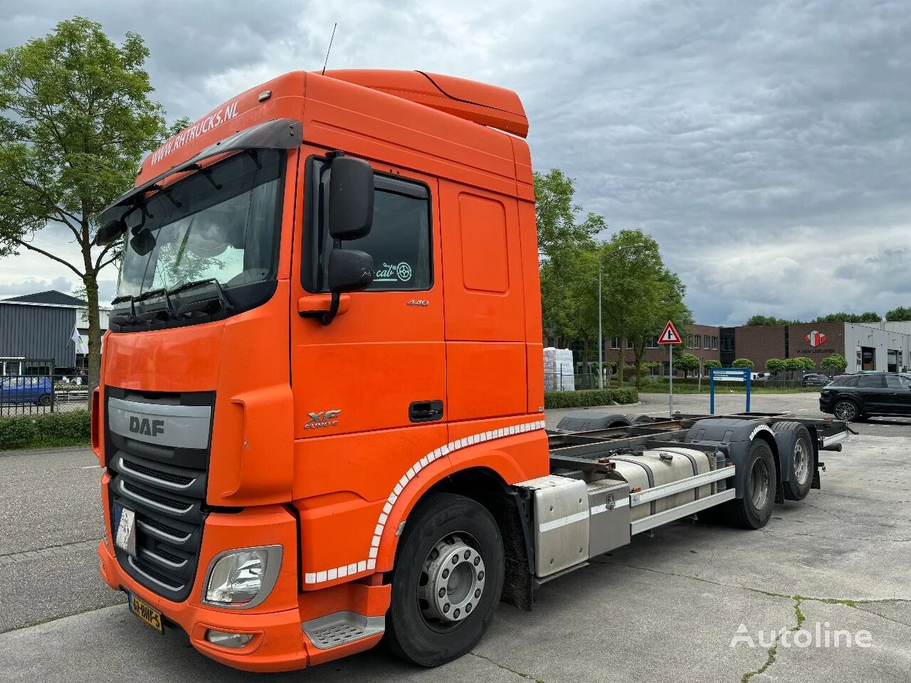 sasis kontainer DAF XF 440 6X2 BDF EURO 6 FULL AIR