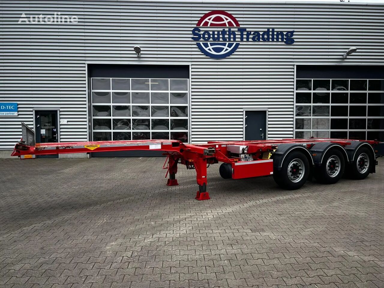 semi-trailer dengan sasis untuk kontainer Broshuis MFCC-HD APK 22-05-2025