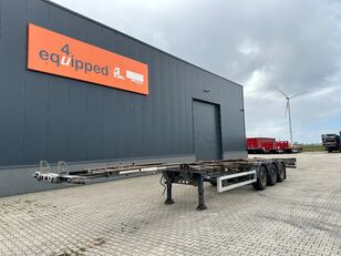 semi-trailer dengan sasis untuk kontainer Schmitz Cargobull 45FT HC, Scheibebremsen, Liftachse, vorne + hinten + Stoßstange