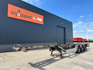 semi-trailer dengan sasis untuk kontainer Schmitz Cargobull 45FT HC, leeggewicht: 4.240kg, BPW+trommel, NL-chassis, APK: 07/
