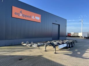 semi-trailer dengan sasis untuk kontainer Van Hool TOP! 40FT HC, discbrakes, liftaxle, empty-weight: 5.460kg, ADR-a
