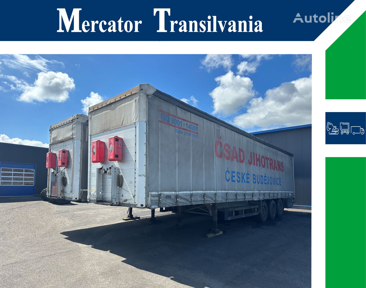 semi-trailer dengan terpa Schmitz Cargobull S01