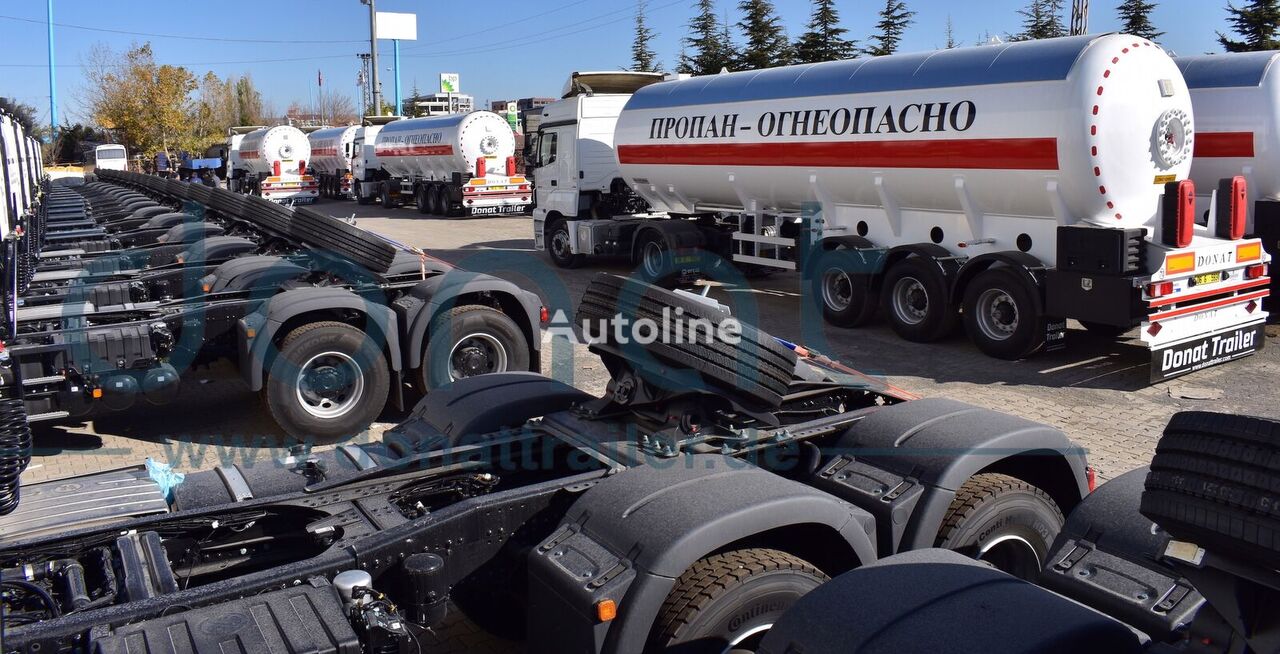 trailer tangki gas Donat  LPG Semitrailer baru