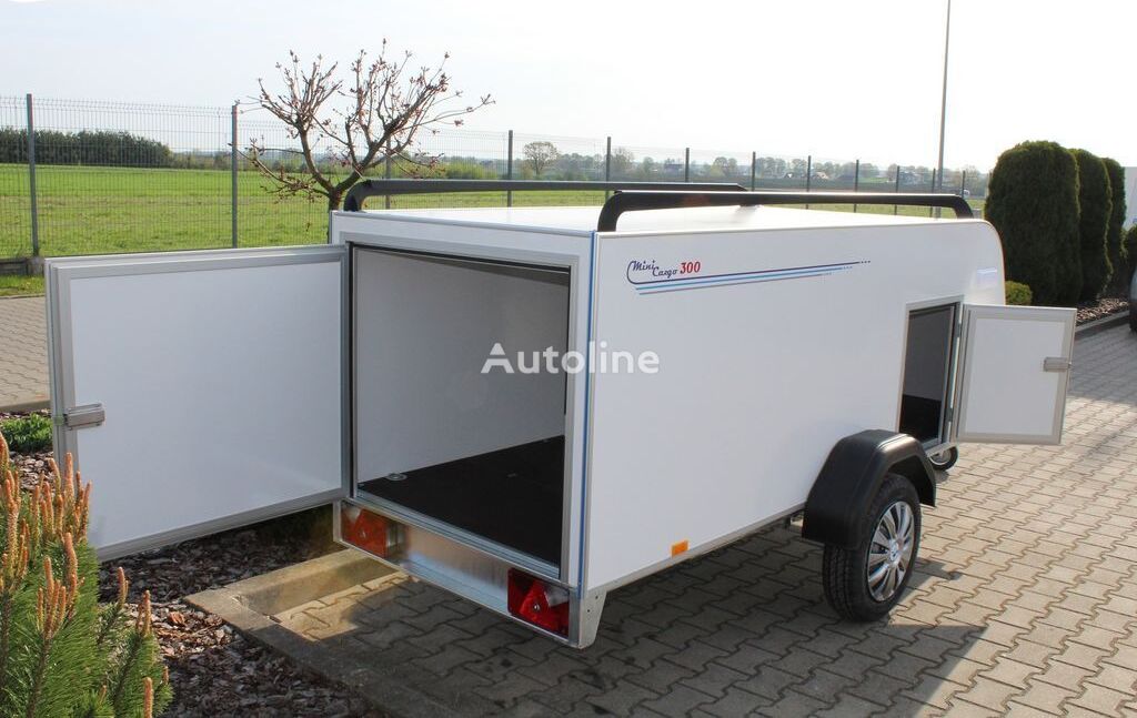 trailer dengan box tertutup Tanatech Tomplan Mini Cargo TF5 3m750kg baru
