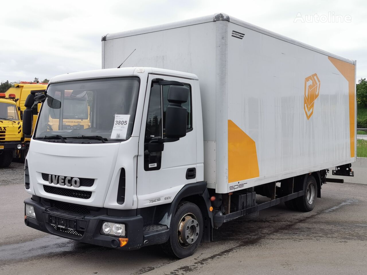 truk box IVECO 75E18 EEV
