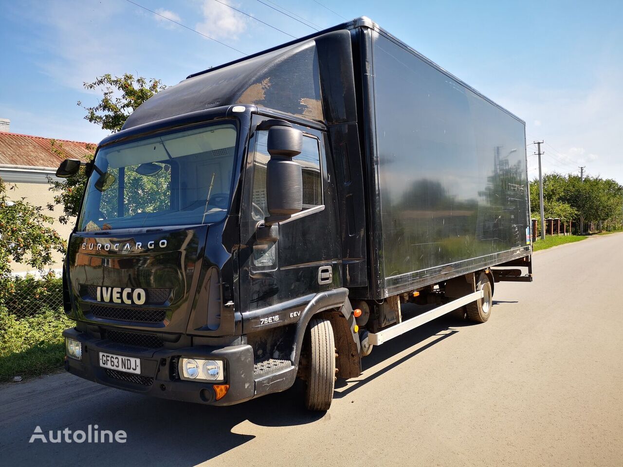 truk box IVECO Eurocargo 75E16
