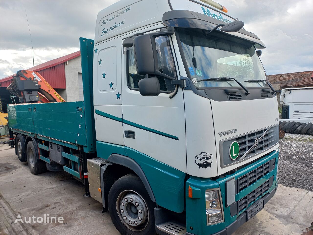 truk flatbed Volvo FH-520   PALFNGER PK 29002