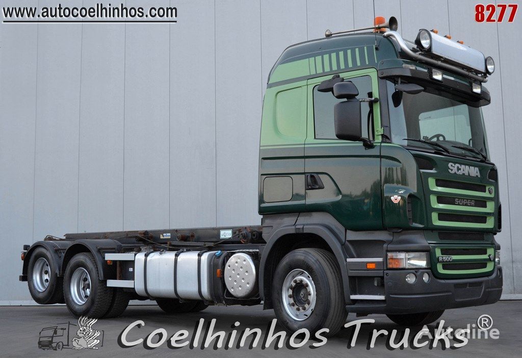 truk pembawa sistem kabel Scania R 500 // Steel Suspension + retarder
