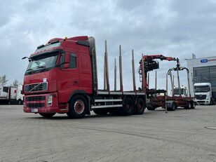 truk pengangkut kayu Volvo FH 520 + trailer pengangkut kayu