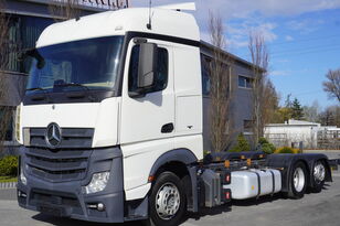 truk sasis Mercedes-Benz Actros 2542 Low Deck 6×2 E6 / Chassis / third steering and lifti